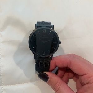 Never worn Waldor & Co black watch